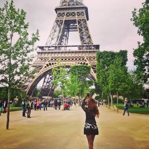 Black and white floral skirt